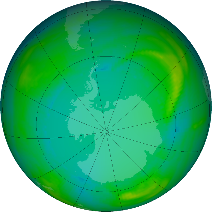 Ozone Map 1981-07-30